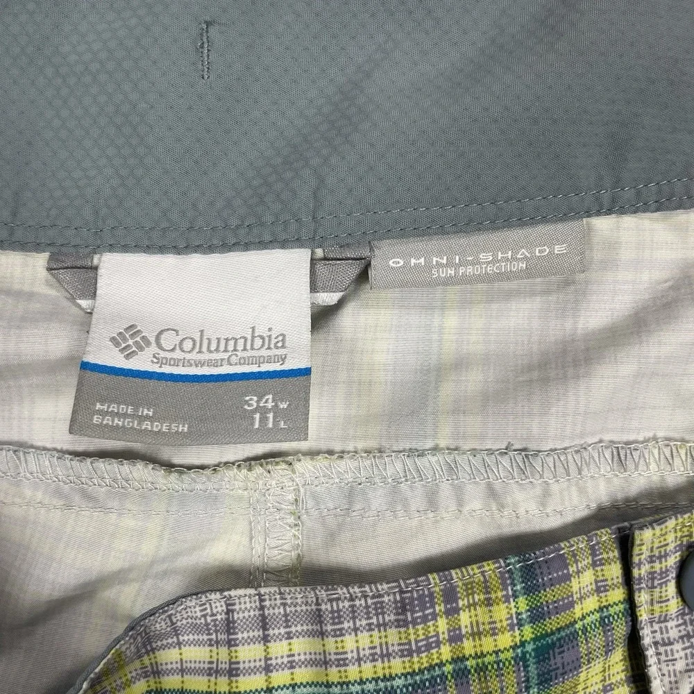 Men's Columbia Omni-Shade Hybrid Shorts Size‎ 34 , 11